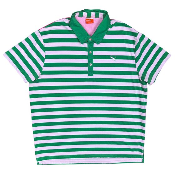 Puma Sport Cotton Blend Short Sleeve Polo Shirt Colorful XL - Picture 1 of 7